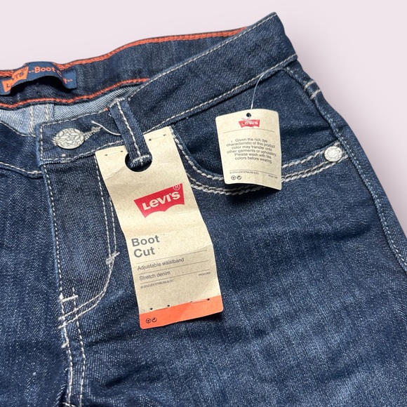 NWT Women’s Levi’s Dark Wash Bootcut Denim Jeans Size 12 Regular - Picture 14 of 14